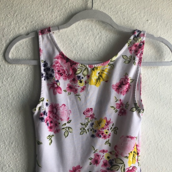 H&M skater flare dress white floral - Picture 4 of 9